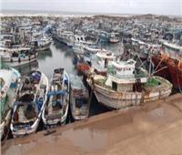توقف حركة الملاحة في ميناء البرلس.. وهطول أمطار غزيرة على كفر الشيخ