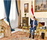 الرئيس السيسي يستقبل سفير الكويت بالقاهرة