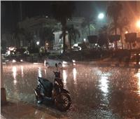 شاهد| أجواء أوروبية.. تساقط ثلوج وأمطار غزيرة على الإسكندرية