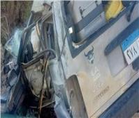 إصابة شخصين في حادث انقلاب سيارة تكريم موتى ببني مزار بالمنيا