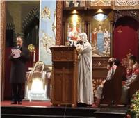 سفير مصر لدى بلجيكا يزور الكنيسة القبطية بمناسبة عيد الميلاد المجيد
