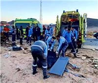 خروج 14 حالة من مصابي حادث تصادم جنوب سيناء من المستشفى