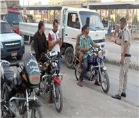 تحرير 2341 مخالفة لقائدي الدراجات النارية لعدم ارتداء «الخوذة»