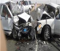 مصرع وإصابة 4 أشخاص في حادث تصادم في بني سويف