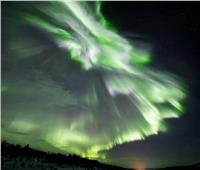 ظهور أضواء قطبية ساطعة في القطب الشمالي