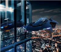 سيارة خارقة طائرة مستقبلية مصممة للسفر داخل المدن