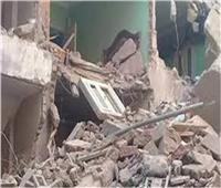 إصابة ربة منزل في حادث انهيار منزل من طابقين ببني مزار