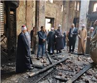 بعد تعرضه لحريق.. إعادة تأهيل مسجد علم الدين الرباط بأسيوط 