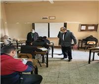 مدير إدارة مصر القديمة يتفقد لجان امتحانات أولى ثانوي