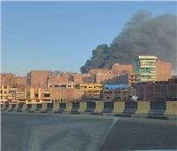 إخماد حريق هائل في مخزن قمامة مكون من طابقين بمنشأة ناصر