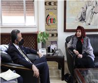وزير السياحة والآثار الأردني يلتقي رئيسة اتحاد المستثمرات العرب