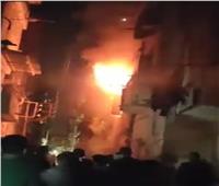 حريق بشقة سكنية في طنطا | فيديو