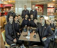 استقبال حافل من جماهير الأهلي للفريق بالإمارات