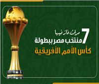 إنفوجراف| 7 مرات فاز فيها منتخب مصر ببطولة كأس الأمم الأفريقية