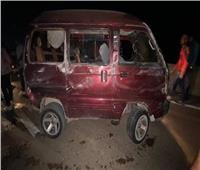 إصابة 4 أشخاص في حادث انقلاب سيارة سوزوكي في ترعة بالمنيا