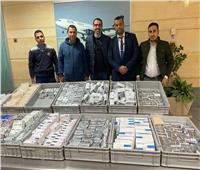 جمارك مطار برج العرب الدولي تضبط  تهريب أقراص مخدرة وأدوية بشرية