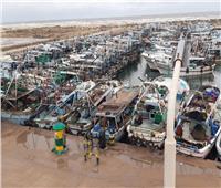 لسوء الأحوال الجوية.. توقف حركة الملاحة البحرية والصيد بكفر الشيخ  
