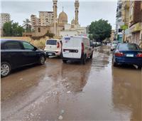 هطول أمطار ورياح شديدة بالدقهلية في أول أيام  الدراسة