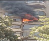 مصرع مسن في حريق شقة سكنية بمنطقة العجوزة