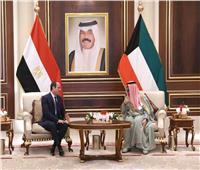 الرئيس السيسي: نحرص على تطوير التعاون الوثيق والمتميز مع الكويت على شتي الأصعدة