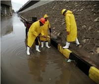 مياه المنوفية: استمرار التعامل مع تجمعات الأمطار بالشوارع والميادين