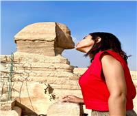 فنانة هندية تستعرض زيارتها للمعالم السياحية والأثرية المصرية | صور    