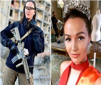 احذر الاقتراب.. رسالة بـ«السلاح الآلي» من ملكة جمال أوكرانيا للروس | صور