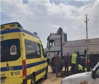 إصابة 7 أشخاص في تصادم لودر وميكروباص بمدينة نصر
