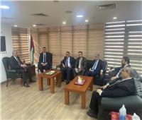 سفير فلسطين بالقاهرة يستقبل نائب رئيس وزراء بلاده ووزير التنمية الاجتماعية