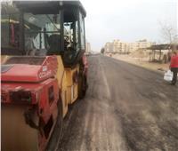 استمرار أعمال رصف وتطوير ورفع كفاءة شوارع مدينة الغردقة
