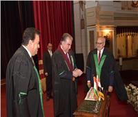 جامعة القاهرة تمنح الدكتوراه الفخرية في الآداب لرئيس جمهورية طاجيكستان| صور