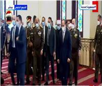 بث مباشر..الرئيس السيسي يصل مسجد المشير طنطاوي لأداء صلاة الجمعة 