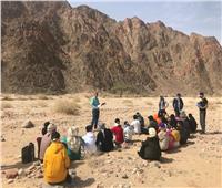 رحلة علمية إلى جنوب سيناء لطلاب قسم الجيولوجيا بـ «علوم القناة» | صور