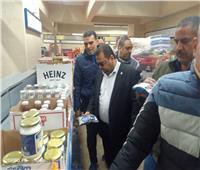 حملات تفتيشية مفاجئة على محلات بيع السلع الغذائية والمخابز بحي الزيتون