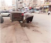 رفع 280 طن قمامة من الشوارع بنطاق المنطقة المركزية بمحافظة الدقهلية