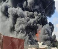 فيديو وصور.. الحماية المدنية تسيطر على حريق هائل بمصنع «تنر» بكرداسة 