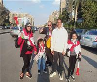أجواء عائلية في ستاد القاهرة لمؤازرة المنتخب الوطني