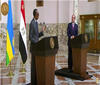 السيسي: زيارة رئيس رواندا للقاهرة تعكس مدى قوة العلاقات بين البلدين