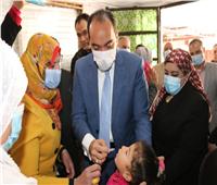 نائب محافظ المنوفية يدشن فعاليات حملة التطعيم ضد شلل الأطفال.. صور