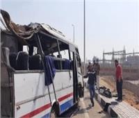 إصابة 17 في انقلاب أتوبيس بجوار سوق السيارات بمدينة نصر 
