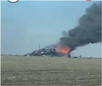 القوات الجوية الأوكرانية تسقط مقاتلة روسية من طراز «سو – 35» إزيوم| فيديو