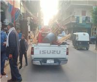رفع ٢٧٠ حالة إشغال طريق مخالف وتحرير ٢٣ محضرا لمخالفة الإجراءات الإحترازية بالبحيرة