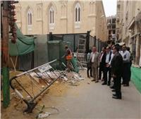 نظافة القاهرة: رفع كفاءة الإنارة بمحيط مسجد الحسين