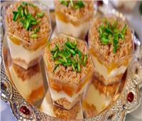 رمضان يجمعنا.. لعشاق الحلويات «كاسات الكنافة بالمانجو» 