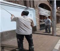 بدء أعمال تجميل ورفع كفاءة أسوار 23 مدرسة بنطاق مدينة سوهاج