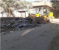 حملات نظافة مكبرة بالوحدات المحلية بملوي في المنيا