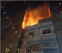 السيطرة على حريق نشب في عمارة سكنية بمدينة بنها بالقليوبية