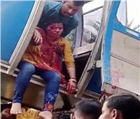 مصرع 3 أشخاص في تصادم مروع بالهند| فيديو وصور    