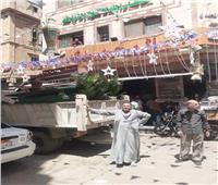 تحرير 20 محضر اشغال طريق بحي وسط مدينة المنيا
