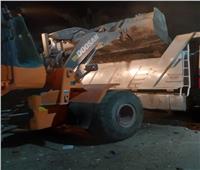 رئيس مدينة المنيا: رفع ٤٠٠ طن من مخلفات الهدم 